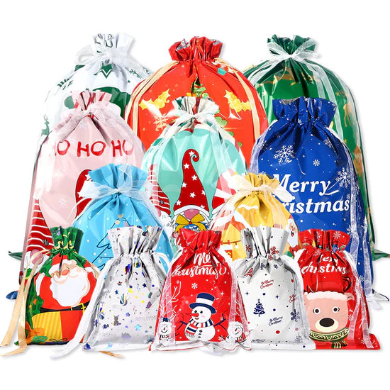 🎁Drawstring Christmas Gift Bag (Biodegradable)
